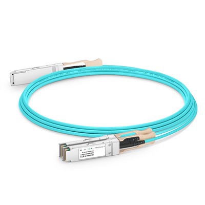 200G QSFP56 ถึง 2X 100G QSFP28 สายเคเบิลออปติคัลที่ใช้งานอยู่ (AOC), 1M -20 M
