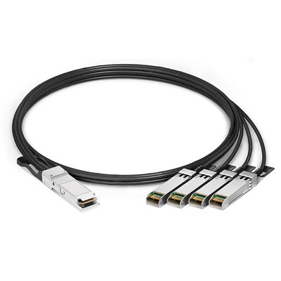 คุณภาพที่ดีกว่าที่เข้ากันได้ 1 0 0g QSFP28 ถึง 4 x 25G SFP28 พาสซีฟโดยตรงติดกัน